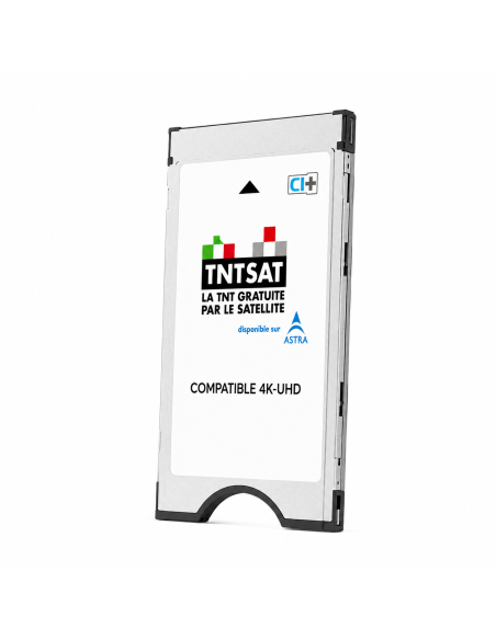 Module TV TNTSAT CI+ 4K UHD avec carte 3 ans - Decodeur Satellite