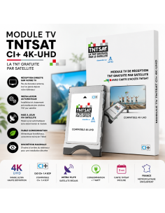 Module TV TNTSAT CI+ 4K UHD avec carte 3 ans - Decodeur Satellite 2