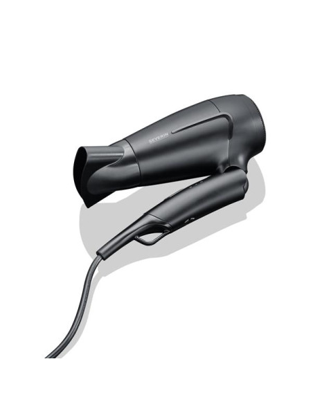 SÈCHE CHEVEUX DE VOYAGE  NOIR  1600 W  POIGNEE PLIABLE  AVEC DIFFUSEUR