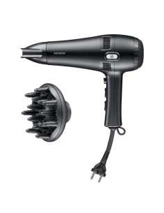 SÈCHE CHEVEUX  NOIR  2100 W  CORDON RETRACTABLE  DIFFUSEUR DE VOLUME 2