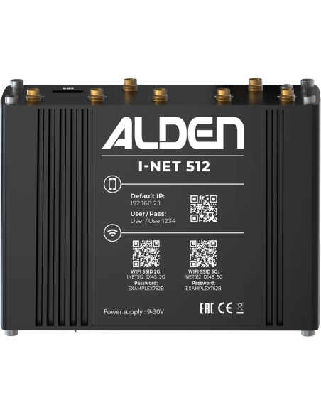 ALDEN Pack Antenne I-NET 512 5G/4G LTE Camping-car Van