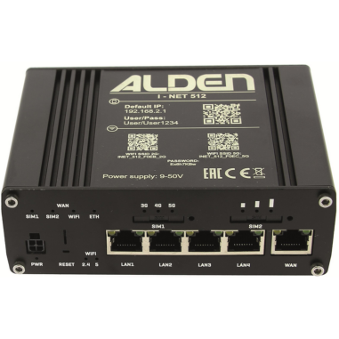ALDEN Pack Antenne I-NET 512 5G/4G LTE Camping-car Van