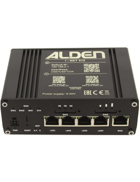 ALDEN Pack Antenne I-NET 512 5G/4G LTE Camping-car Van