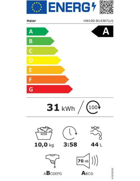 PACK HAIER Lave-linge hublot 10kg + Sèche-linge Pompe à Chaleur 9kg