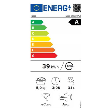HAIER Lave-linge compact HW50-BP12307U1-S