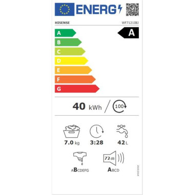HISENSE Lave-linge frontal WF7121IBJ