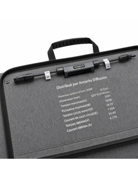 Panneau solaire pliant ANTARION 165W 3 x 55W portable IP68
