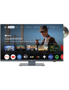 ANTARION TV 19'' Android Officiel 12V/220V - DVD intégré - Camping-car