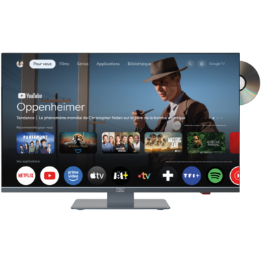 ANTARION TV 19'' Android Officiel 12V/220V - DVD intégré - Camping-car