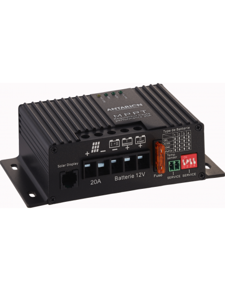 ANTARION Régulateur de Charge Solaire MPPT 320W 20A Meilleur rendement