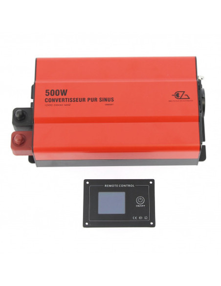 Convertisseur Pur Sinus 12V EZA 500 W pour camping-car