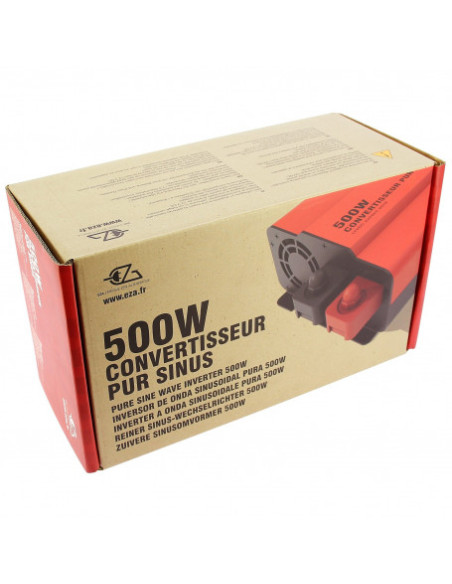 Convertisseur Pur Sinus 12V EZA 500 W pour camping-car
