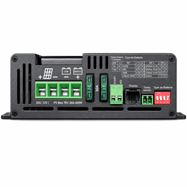 ANTARION Régulateur de Charge Solaire MPPT 35A Double Sortie