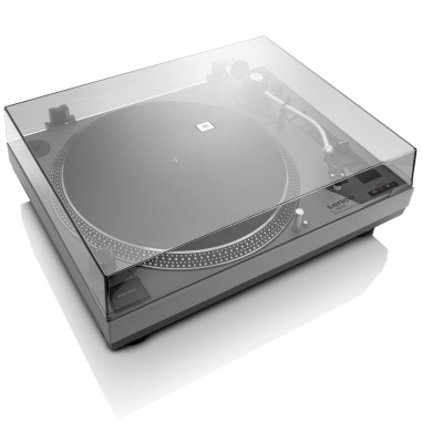 Lenco L-3810GY Platine à entraînement direct PC encodeur CE-UK Gris