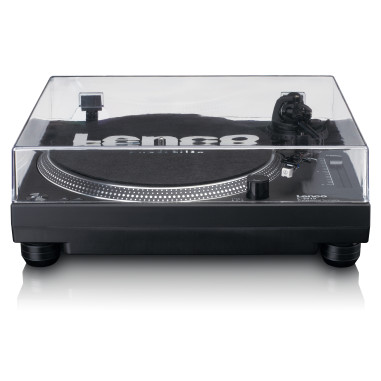 Lenco L-3818BK Lecteur de disques à entraînement direct avec encodage USB/PC Noir