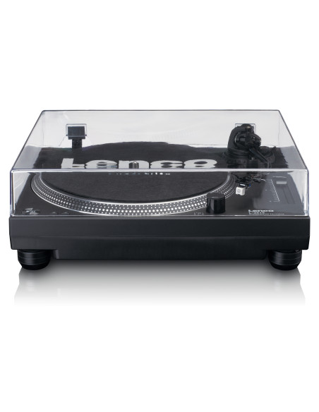 Lenco L-3818BK Lecteur de disques à entraînement direct avec encodage USB/PC Noir