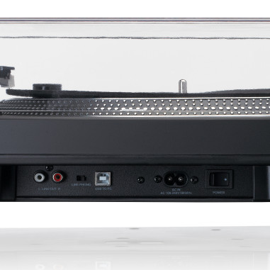 Lenco L-3818BK Lecteur de disques à entraînement direct avec encodage USB/PC Noir