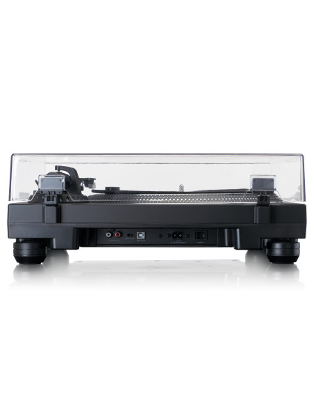 Lenco L-3818BK Lecteur de disques à entraînement direct avec encodage USB/PC Noir