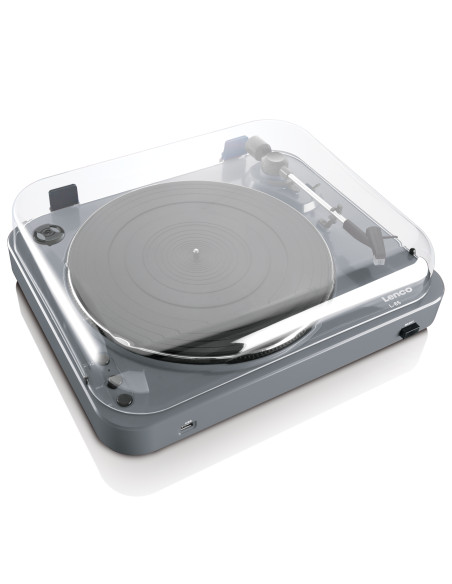 Lenco L-85 GREY Lecteur de disques avec encodage direct USB gris