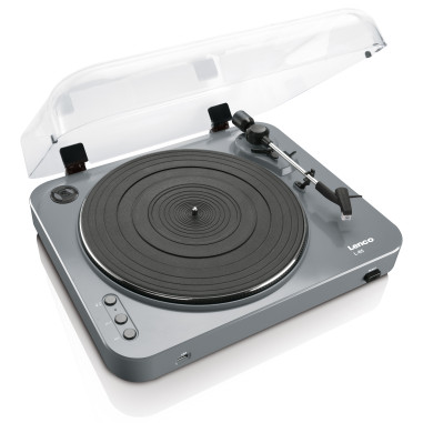 Lenco L-85 GREY Lecteur de disques avec encodage direct USB gris