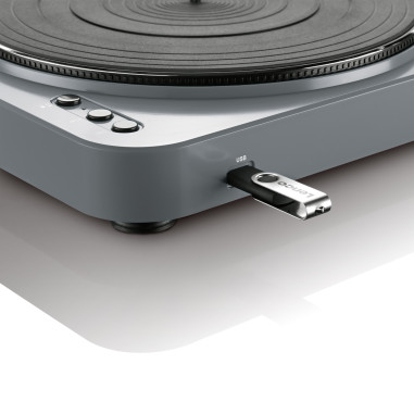 Lenco L-85 GREY Lecteur de disques avec encodage direct USB gris