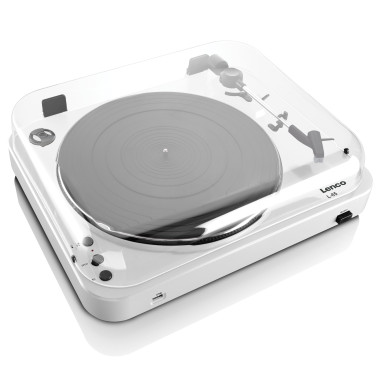 Lenco L-85 WHITE Lecteur de disques avec encodage direct USB Blanc