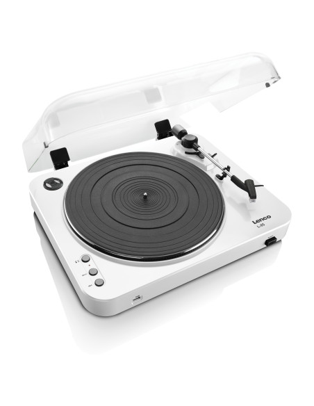 Lenco L-85 WHITE Lecteur de disques avec encodage direct USB Blanc