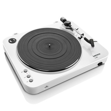 Lenco L-85 WHITE Lecteur de disques avec encodage direct USB Blanc