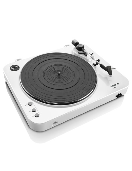 Lenco L-85 WHITE Lecteur de disques avec encodage direct USB Blanc