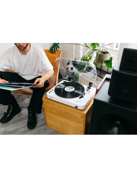 Lenco L-85 WHITE Lecteur de disques avec encodage direct USB Blanc