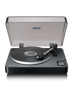 Lenco LBTA-165BK Tourne-disque entièrement automatique avec transmission Bluetooth® et préamplificateu