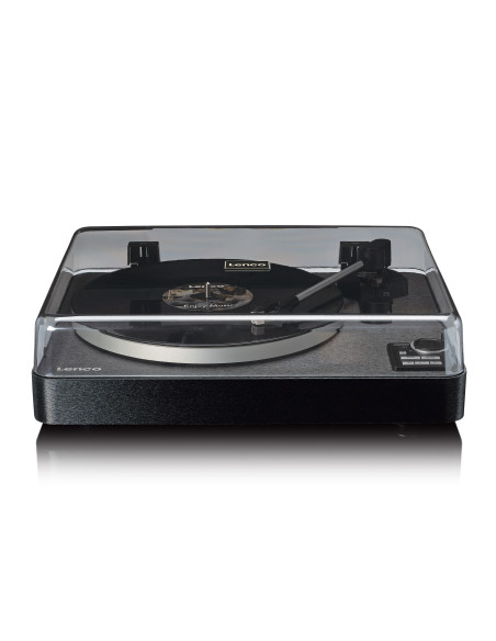 Lenco LBTA-165BK Tourne-disque entièrement automatique avec transmission Bluetooth® et préamplificateu
