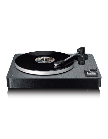 Lenco LBTA-165BK Tourne-disque entièrement automatique avec transmission Bluetooth® et préamplificateu