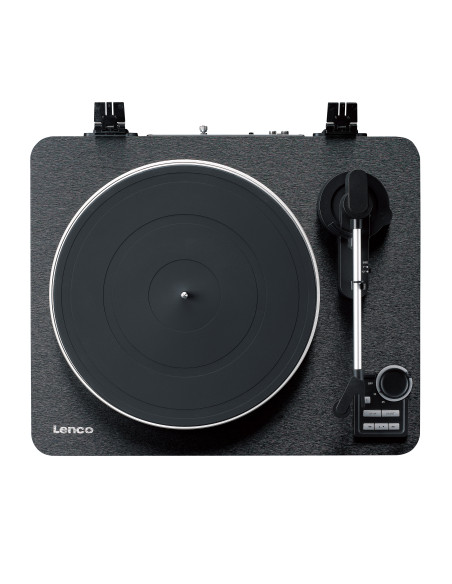 Lenco LBTA-165BK Tourne-disque entièrement automatique avec transmission Bluetooth® et préamplificateu