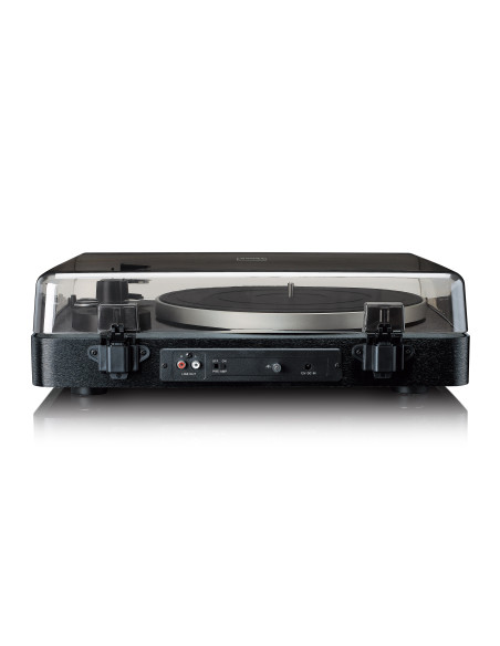 Lenco LBTA-165BK Tourne-disque entièrement automatique avec transmission Bluetooth® et préamplificateu