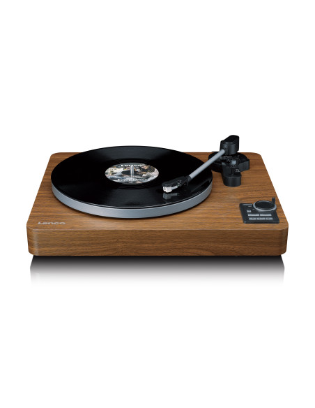 Lenco LBTA-165WD Tourne-disque entièrement automatique avec transmission Bluetooth® et préamplificateur Plateau de la platine