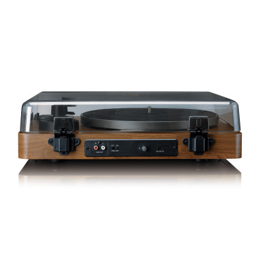 Lenco LBTA-165WD Tourne-disque entièrement automatique avec transmission Bluetooth® et préamplificateur Plateau de la platine