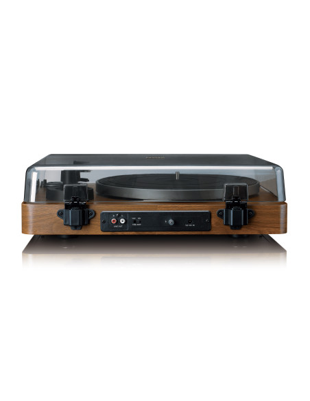 Lenco LBTA-165WD Tourne-disque entièrement automatique avec transmission Bluetooth® et préamplificateur Plateau de la platine