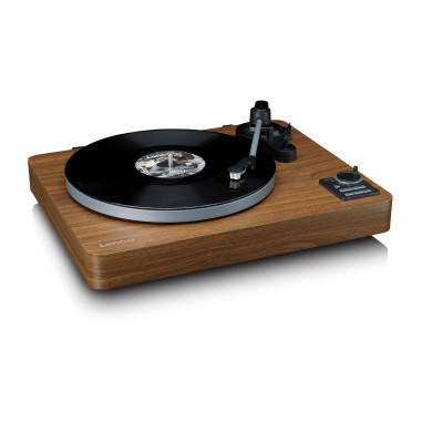 Lenco LBTA-165WD Tourne-disque entièrement automatique avec transmission Bluetooth® et préamplificateur Plateau de la platine