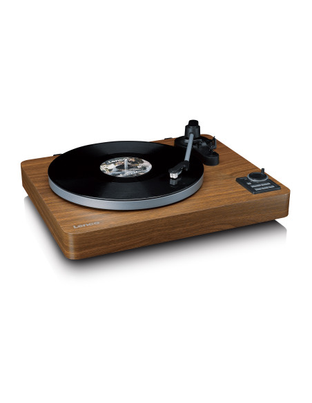 Lenco LBTA-165WD Tourne-disque entièrement automatique avec transmission Bluetooth® et préamplificateur Plateau de la platine