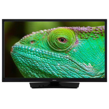 Lenco LED-2423BK TV LED HD 24 pouces avec DVB-T2 DVB-C DVB-S2 12V Noir