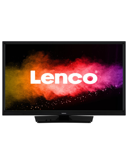 Lenco LED-2423BK TV LED HD 24 pouces avec DVB-T2 DVB-C DVB-S2 12V Noir