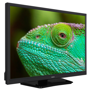 Lenco LED-2423BK TV LED HD 24 pouces avec DVB-T2 DVB-C DVB-S2 12V Noir