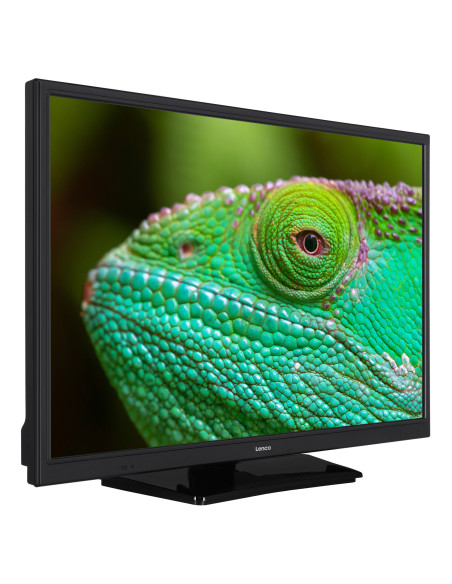 Lenco LED-2423BK TV LED HD 24 pouces avec DVB-T2 DVB-C DVB-S2 12V Noir