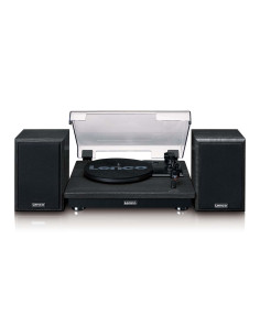Lenco LS-100BK Platine vinyle avec réception Bluetooth® et deux enceintes externes