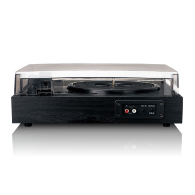 Lenco LS-15BK Lecteur de disques avec Bluetooth®. deux haut-parleurs intégrés et cartouche AT3600L Noir