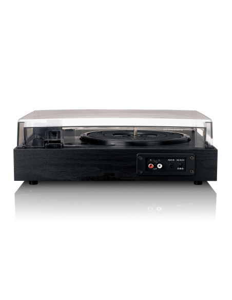 Lenco LS-15BK Lecteur de disques avec Bluetooth®. deux haut-parleurs intégrés et cartouche AT3600L Noir