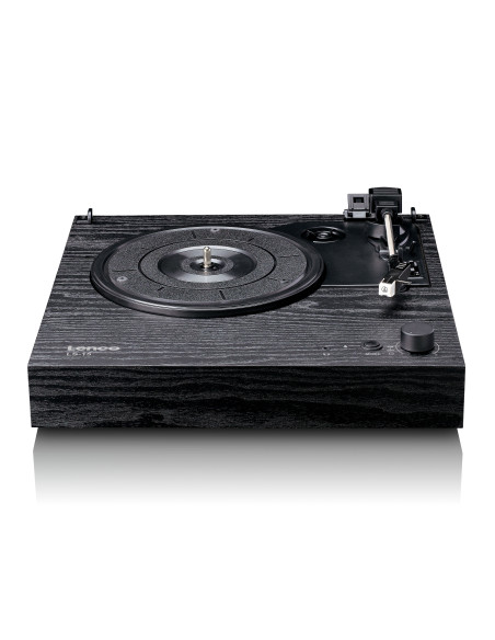 Lenco LS-15BK Lecteur de disques avec Bluetooth®. deux haut-parleurs intégrés et cartouche AT3600L Noir