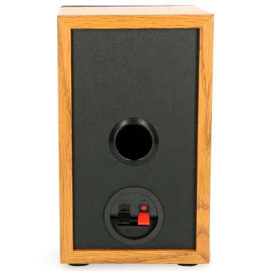 Lenco LS-300WD Lecteur de disques avec Bluetooth® et deux haut-parleurs séparés Wood