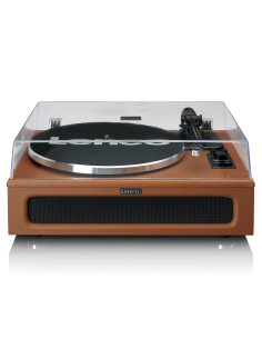 Lenco LS-430BN Table tournante avec Bluetooth MMC 4 haut-parleurs intégrés Marron 2